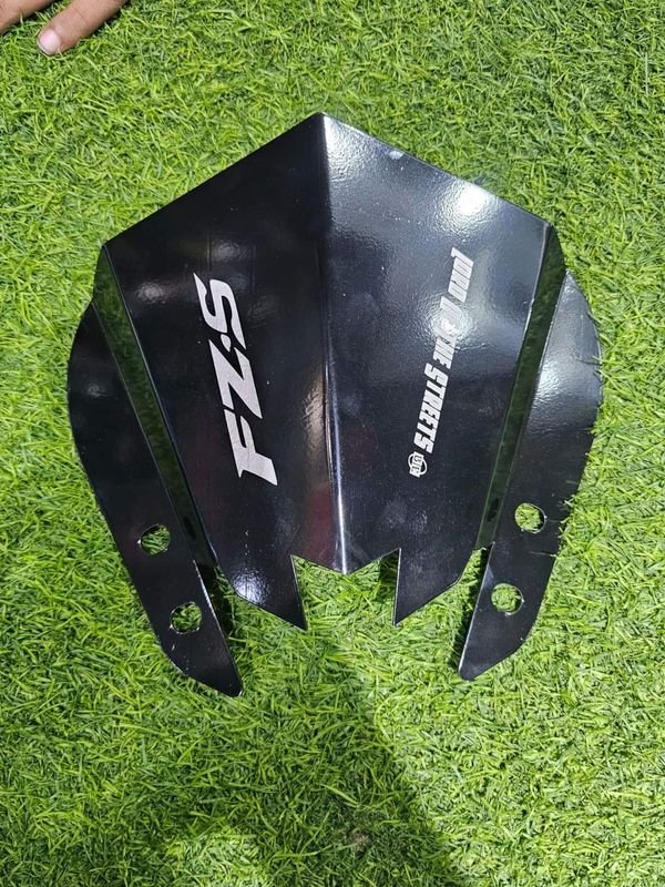 Premium Black Visor For Yamaha Fzs All Model