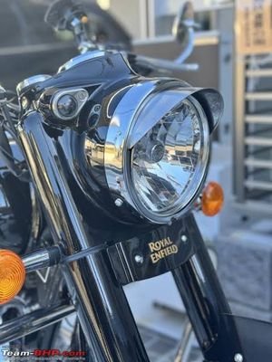 Premium Heavy Headlight Gourde For Royal Enfield Bullet 350 - Image 2