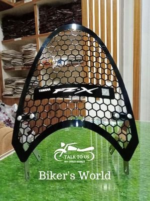 Premium Black Metal Visor For Yamaha FZ-X - Image 4