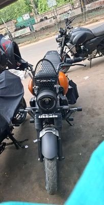Premium Black Metal Visor For Yamaha FZ-X - Image 2